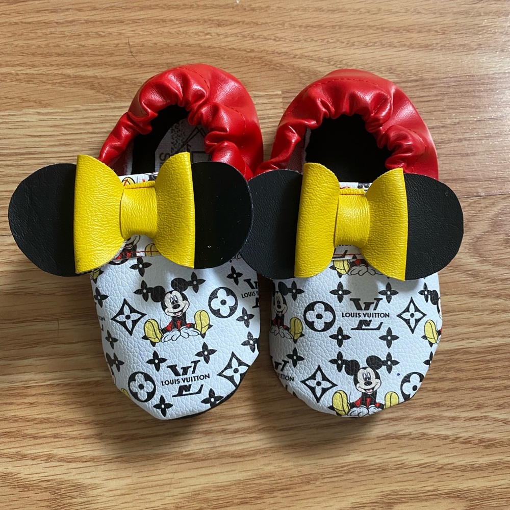 Mickey inspired moccasins